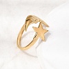 304 Stainless Steel Cuff Open Rings RJEW-H265-03G-2