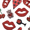 12Pcs 6 Styles PU Leather Big Pendants FIND-FS0003-74-3