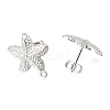 304 Stainless Steel Stud Earring Findings STAS-D391-03C-P-2