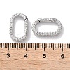 Rack Plated Brass Micro Pave Cubic Zirconia Clasps LS-KK-Z039-06C-P-3
