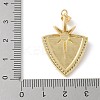 Cat Eye Pendants KK-P294-41G-02-3