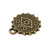 Tibetan Style Alloy Pendant Rhinestone Settings PALLOY-M198-22AB-3