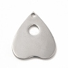 Non-Tarnish 304 Stainless Steel Pendants STAS-F290-16P-2