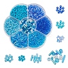 7 Style Baking Paint & Transparent & Trans & Ceylon Glass Seed Beads SEED-YW0001-45D-1