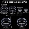 18Pcs 3 Styles Acrylic Display Frame ODIS-GF0001-14-2
