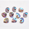 Faceted Glass Rhinestone Pendants RGLA-F053-C-371PS-1