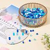 1200Pcs 2 Style 3 Colors Mixed Effect Acrylic European Beads OACR-SZ0001-28-4