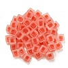Frosted Acrylic European Beads OACR-G012-14A-3