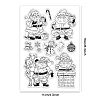 Custom Summer Theme PVC Plastic Clear Stamps DIY-WH0631-0412-6