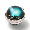 Galaxy Theme Luminous Glass Ball Pendants GLAA-D021-01P-04-2