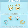 304 Stainless Steel Cuff Ring Findings FIND-UN0003-47A-4