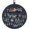 Polyester Wall-Mounted Jewelry Hanging Rolls AJEW-WH20002-23A-1