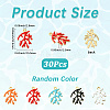 30Pcs Alloy Enamel Pendants ENAM-SC0006-87-2