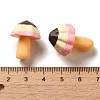 Opaque Resin 3D Mushroom Ornaments CRES-P033-03-3