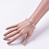 Faceted Electroplate Glass Stretch Bracelets BJEW-JB04761-04-3