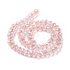 Electroplate Glass Beads Strands EGLA-D020-8x5mm-69-2