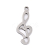 Non-Tarnish 201 Stainless Steel Pendants STAS-K003-02P-2