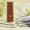 30Pcs 5 Color Zinc Alloy Enamel Shell Shape Pendant Necklaces Set with ABS Plastic Imitation Pearl Beaded NJEW-AB00020-4