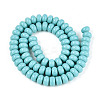 Opaque Solid Color Glass Beads Strands GLAA-ZX008-8mm-18R-2