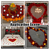 100G Satin Artificial Rose Petals DIY-SP0005-68H-7