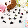36 Sets 6 Colors ABS Plastic Safety Craft Eye DIY-GF0010-66A-3