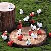 20Pcs 4 Styles Resin Yak Figurines CRES-SZ0001-44-3