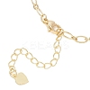 Brass Figaro & Rolo Chain Bracelets for Women BJEW-JB13157-4