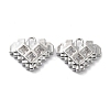 Rack Plating Brass Micro Pave Cubic Zirconia Pendants KK-K333-94P-1