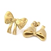 Ion Plating(IP) 304 Stainless Steel Stud Earrings for Women EJEW-N054-08G-2