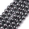Non-Magnetic Synthetic Hematite Beads Strands HEMA-10D-4-1
