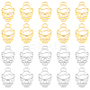 201 Stainless Steel Laser Cut Pendants STAS-UN0013-16-1