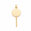 Brass Enamel Pendants KK-S362-033F-NR-2