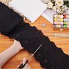 2 Colors Cotton Embroidery Flower Ribbons OCOR-PH0005-78-3