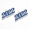 Alloy Enamel Pendants PALLOY-N160-001-02S-RS-1