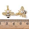 Brass Micro Pave Cubic Zirconia Pendants KK-F924-02G-02-3