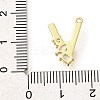 Brass Micro Pave Cubic Zirconia Pendants LS-KK-M310-01G-22-3