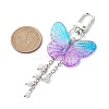 Acrylic Butterfly Pendant Decorations HJEW-JM01779-3