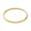 Ion Plating(IP) 304 Stainless Steel Simple Roung Ring Bangles for Women BJEW-F461-01E-G-2