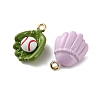 Alloy Enamel Pendants FIND-Z117-11G-3