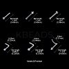 120Pcs 6 Style Acrylic L-Shaped Nose Ring AJEW-YW0001-11A-3