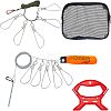 2Sets 2 Style 201 Stainless Steel Fishing Accessories Set AJEW-FH0002-42-1