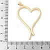 Brass Micro Pave Cubic Zirconia Pendants KK-K298-14G-4