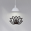 Iron Wall Hanging Decorative HJEW-WH0013-065-7