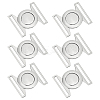 6Sets Zinc Alloy Side Release Buckles FIND-BC0013-98B-1