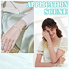 3Pcs Brass Pave Clear Cubic Zirconia Rectangle Slider Bracelet Making BJEW-BBC0001-19-7