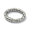 Tibetan Style 316 Surgical Stainless Steel Spring Gate Rings STAS-E191-01AS-01-2