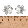 Non-Tarnish 304 Stainless Steel Bead Caps STAS-P363-05P-3