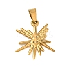 Ion Plating(IP) 304 Stainless Steel Pendants STAS-C103-28G-1