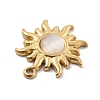 Natural Stone Pendants LS-STAS-D300-02G-10-2