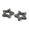 Star Shape Polymer Clay Rhinestone Beads CLAY-NH0001-06L-2